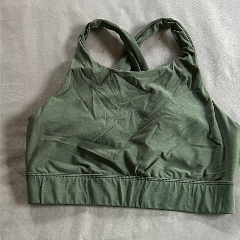 Fabletics Sage Green Sports Bra